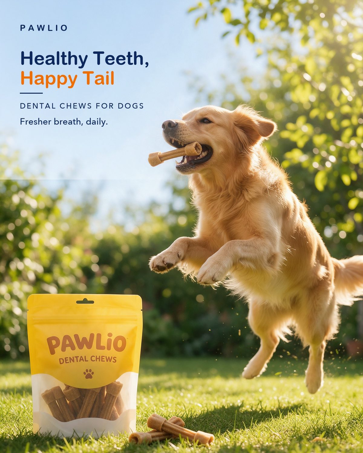 Concept ad for Pawlio, sample work