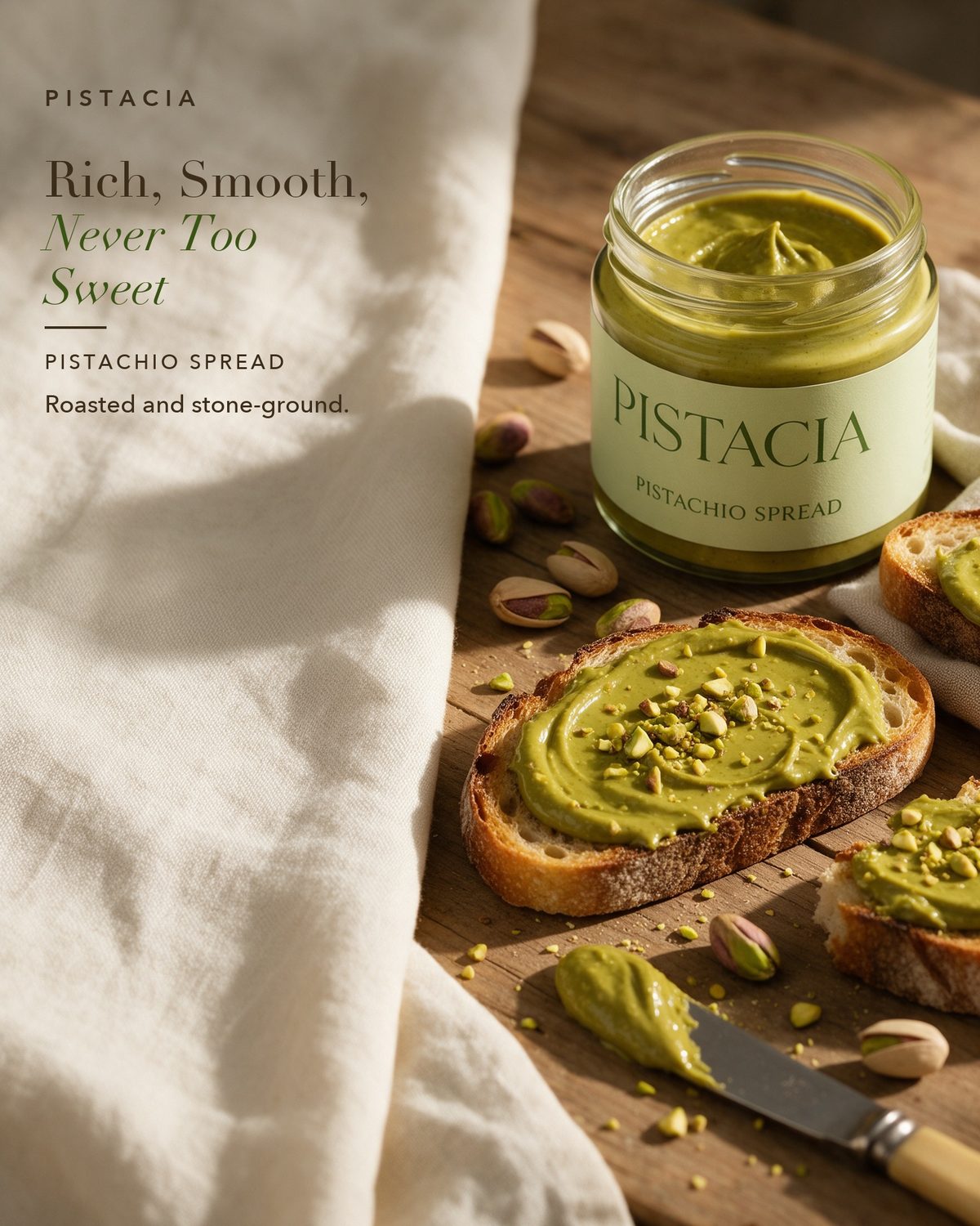Concept ad for Pistacia, sample work